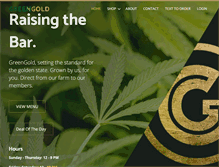 Tablet Screenshot of greengoldcollective.com